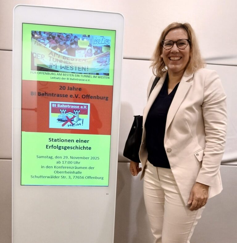 20jähriges Jubiläum der BI Bahntrasse