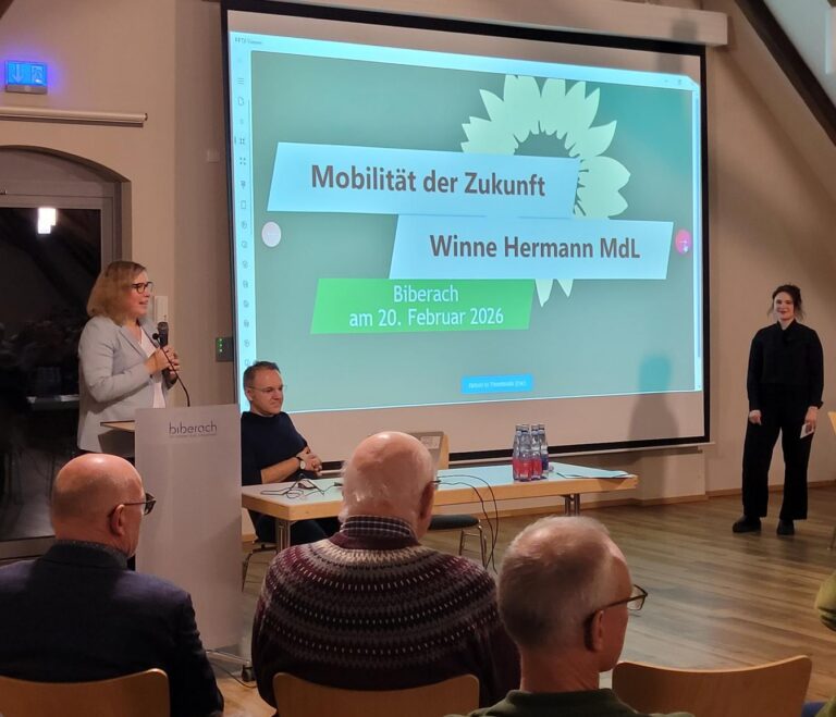 Abendveranstaltung mit Verkehrsminister Winne Hermann