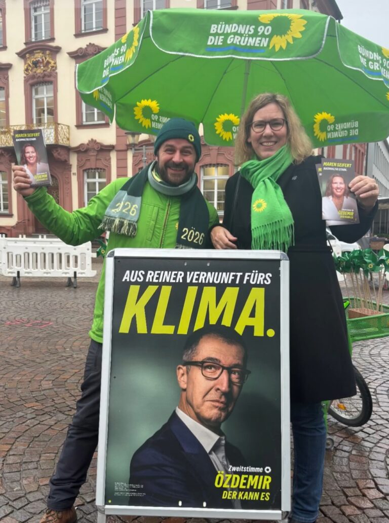 Infostand in Offenburg