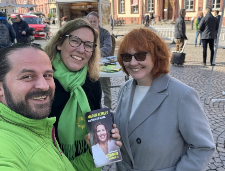 Infostand in Offenburg