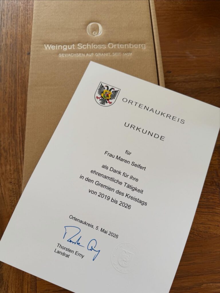 Verabschiedung aus dem Kreistag