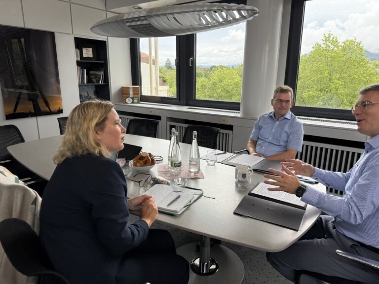 Gespräch mit Landrat Thorsten Erny: Rheintalbahnausbau und Bevölkerungsschutz